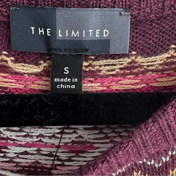 THE LIMITED fair isle rhinestone wool sweater - Picture 9 of 13